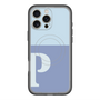 スリムプロテクションプレミアムケース with MagSafe［ オリジナル - initial two tone - P blue ］