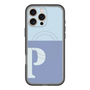 スリムプロテクションプレミアムケース with MagSafe［ オリジナル - initial two tone - P blue ］