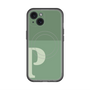 スリムプロテクションプレミアムケース with MagSafe［ オリジナル - initial two tone - P green ］