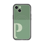 スリムプロテクションプレミアムケース with MagSafe［ オリジナル - initial two tone - P green ］