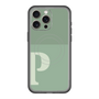 スリムプロテクションプレミアムケース with MagSafe［ オリジナル - initial two tone - P green ］