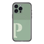 スリムプロテクションプレミアムケース with MagSafe［ オリジナル - initial two tone - P green ］
