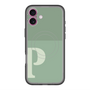 スリムプロテクションプレミアムケース with MagSafe［ オリジナル - initial two tone - P green ］