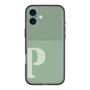 スリムプロテクションプレミアムケース with MagSafe［ オリジナル - initial two tone - P green ］