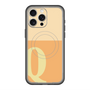 スリムプロテクションプレミアムケース with MagSafe［ オリジナル - initial two tone - Q orange ］