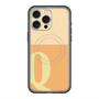 スリムプロテクションプレミアムケース with MagSafe［ オリジナル - initial two tone - Q orange ］