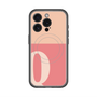 スリムプロテクションプレミアムケース with MagSafe［ オリジナル - initial two tone - Q pink ］