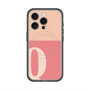 スリムプロテクションプレミアムケース with MagSafe［ オリジナル - initial two tone - Q pink ］