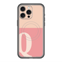 スリムプロテクションプレミアムケース with MagSafe［ オリジナル - initial two tone - Q pink ］