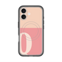 スリムプロテクションプレミアムケース with MagSafe［ オリジナル - initial two tone - Q pink ］