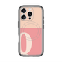 スリムプロテクションプレミアムケース with MagSafe［ オリジナル - initial two tone - Q pink ］