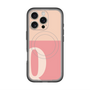 スリムプロテクションプレミアムケース with MagSafe［ オリジナル - initial two tone - Q pink ］