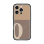 スリムプロテクションプレミアムケース with MagSafe［ オリジナル - initial two tone - Q brown ］