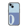 スリムプロテクションプレミアムケース with MagSafe［ オリジナル - initial two tone - Q blue ］