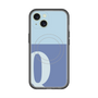 スリムプロテクションプレミアムケース with MagSafe［ オリジナル - initial two tone - Q blue ］