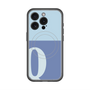 スリムプロテクションプレミアムケース with MagSafe［ オリジナル - initial two tone - Q blue ］