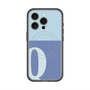 スリムプロテクションプレミアムケース with MagSafe［ オリジナル - initial two tone - Q blue ］