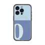 スリムプロテクションプレミアムケース with MagSafe［ オリジナル - initial two tone - Q blue ］