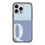スリムプロテクションプレミアムケース with MagSafe［ オリジナル - initial two tone - Q blue ］