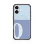 スリムプロテクションプレミアムケース with MagSafe［ オリジナル - initial two tone - Q blue ］