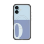 スリムプロテクションプレミアムケース with MagSafe［ オリジナル - initial two tone - Q blue ］