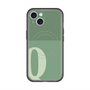 スリムプロテクションプレミアムケース with MagSafe［ オリジナル - initial two tone - Q green ］