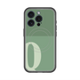 スリムプロテクションプレミアムケース with MagSafe［ オリジナル - initial two tone - Q green ］