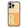 スリムプロテクションプレミアムケース with MagSafe［ オリジナル - initial two tone - R orange ］