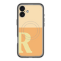 スリムプロテクションプレミアムケース with MagSafe［ オリジナル - initial two tone - R orange ］