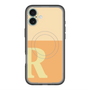 スリムプロテクションプレミアムケース with MagSafe［ オリジナル - initial two tone - R orange ］
