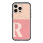 スリムプロテクションプレミアムケース with MagSafe［ オリジナル - initial two tone - R pink ］