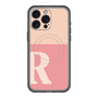 スリムプロテクションプレミアムケース with MagSafe［ オリジナル - initial two tone - R pink ］