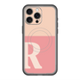 スリムプロテクションプレミアムケース with MagSafe［ オリジナル - initial two tone - R pink ］