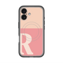 スリムプロテクションプレミアムケース with MagSafe［ オリジナル - initial two tone - R pink ］