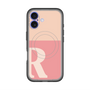 スリムプロテクションプレミアムケース with MagSafe［ オリジナル - initial two tone - R pink ］