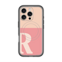スリムプロテクションプレミアムケース with MagSafe［ オリジナル - initial two tone - R pink ］