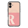 スリムプロテクションプレミアムケース with MagSafe［ オリジナル - initial two tone - R pink ］
