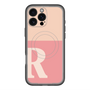 スリムプロテクションプレミアムケース with MagSafe［ オリジナル - initial two tone - R pink ］