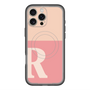 スリムプロテクションプレミアムケース with MagSafe［ オリジナル - initial two tone - R pink ］