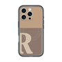 スリムプロテクションプレミアムケース with MagSafe［ オリジナル - initial two tone - R brown ］