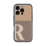 スリムプロテクションプレミアムケース with MagSafe［ オリジナル - initial two tone - R brown ］