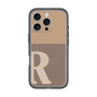 スリムプロテクションプレミアムケース with MagSafe［ オリジナル - initial two tone - R brown ］