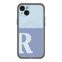 スリムプロテクションプレミアムケース with MagSafe［ オリジナル - initial two tone - R blue ］