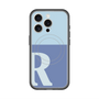スリムプロテクションプレミアムケース with MagSafe［ オリジナル - initial two tone - R blue ］