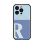 スリムプロテクションプレミアムケース with MagSafe［ オリジナル - initial two tone - R blue ］