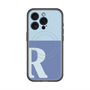 スリムプロテクションプレミアムケース with MagSafe［ オリジナル - initial two tone - R blue ］