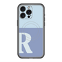 スリムプロテクションプレミアムケース with MagSafe［ オリジナル - initial two tone - R blue ］