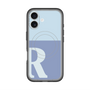 スリムプロテクションプレミアムケース with MagSafe［ オリジナル - initial two tone - R blue ］