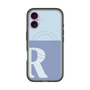 スリムプロテクションプレミアムケース with MagSafe［ オリジナル - initial two tone - R blue ］