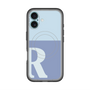 スリムプロテクションプレミアムケース with MagSafe［ オリジナル - initial two tone - R blue ］
